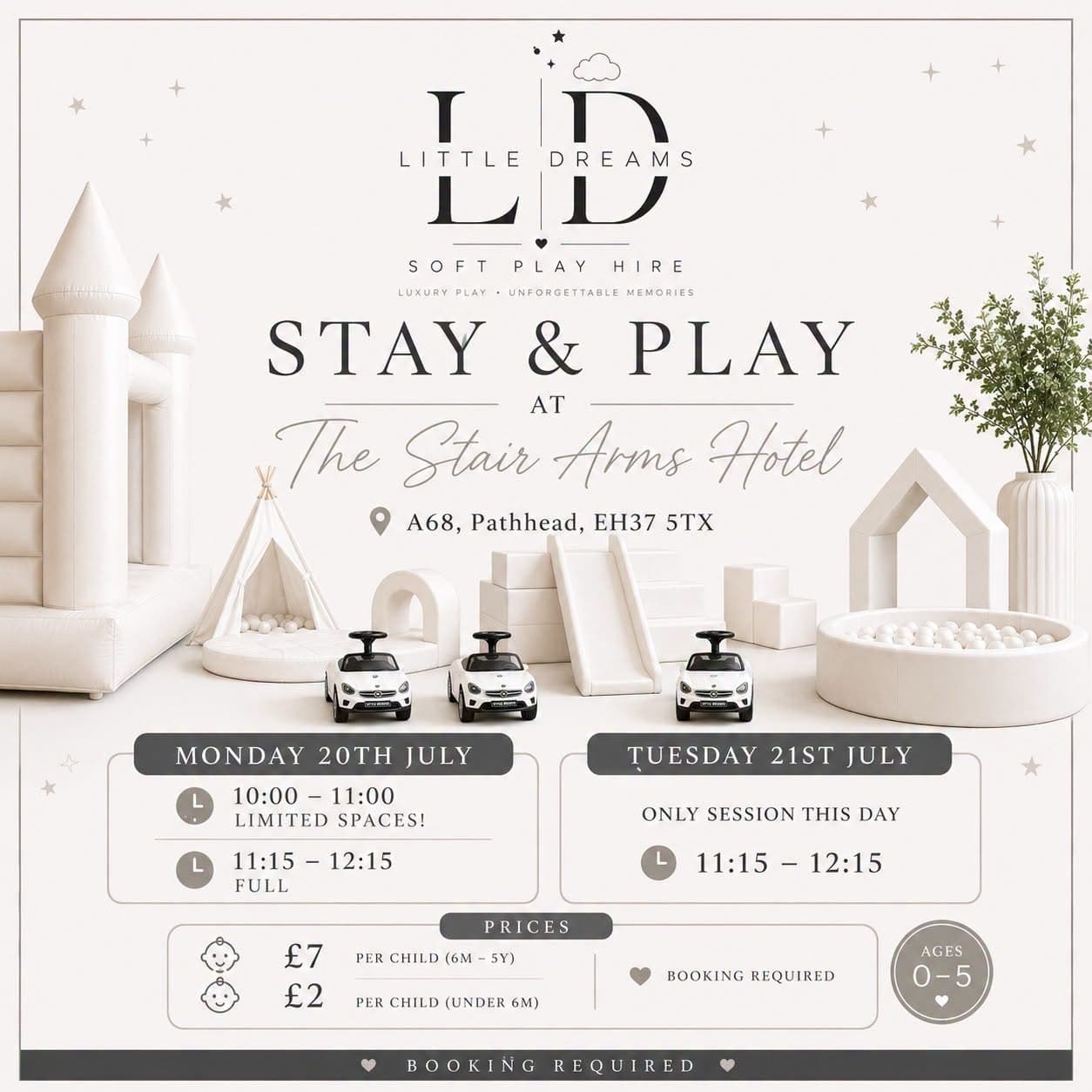 Stay & Play at The Stair Arms Hotel