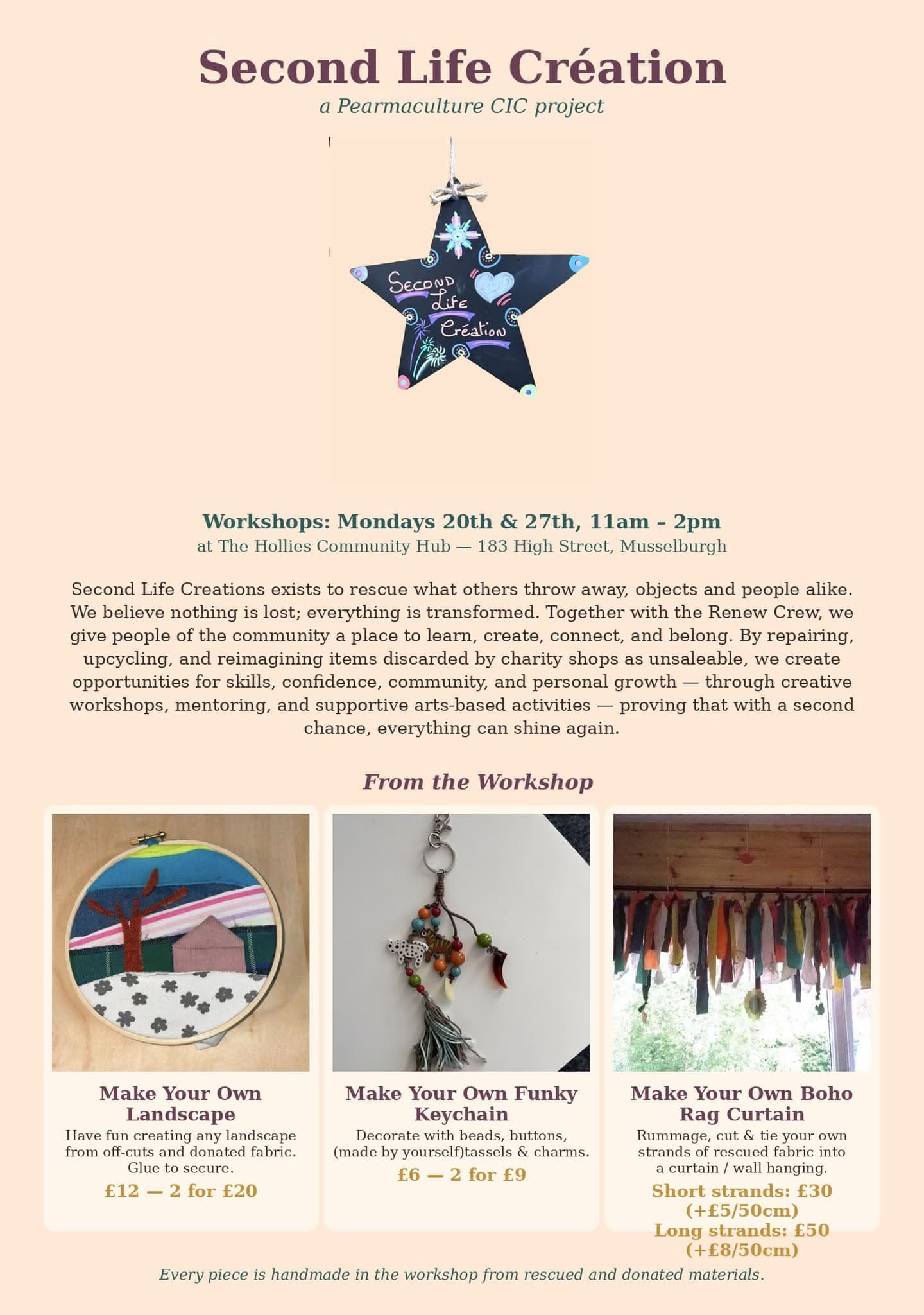 Second Life Création Workshops